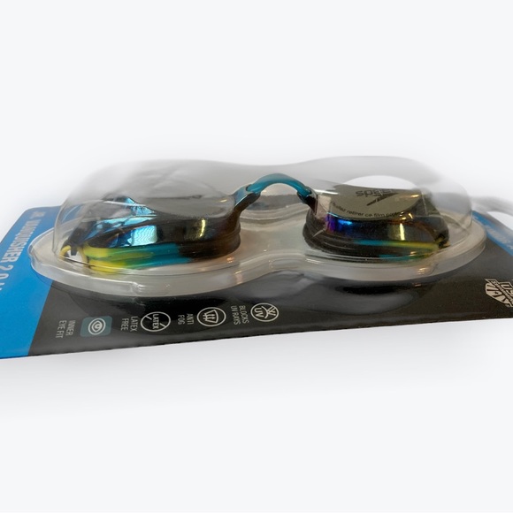 Speedo Jr Vanquisher 2.0 mirrored competitive goggles, junior age 6-14 - Picture 3 of 5